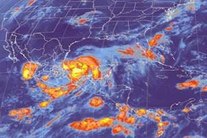 ALERTA AMARILLA EN DOS ESTADOS POR TORMENTA 'ARLENE'