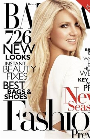 BRITNEY SPEARS IRRECONOCIBLE EN HARPER'S BAZAAR