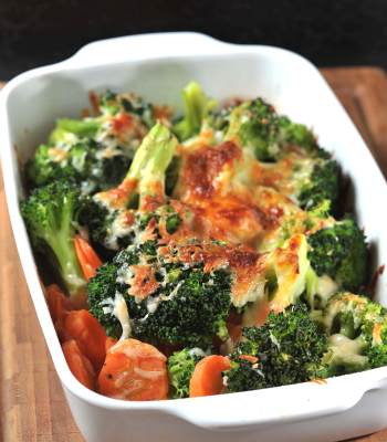 RECETAS SALUDABLES: BR�COLI Y ZANAHORIA GRATINADOS