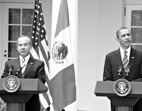 OBAMA: CALDER�N FRUSTRADO POR C�RTELES