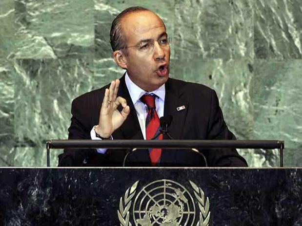 CALDERÓN: EL NARCO MATA MÁS QUE LAS DICTADURAS