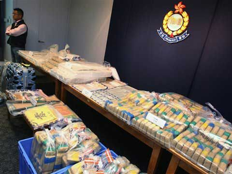 INCAUTAN MEDIA TONELADA DE COCA�NA EN HONG KONG: DETIENEN A 5 MEXICANOS