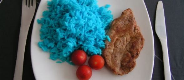 �POR QU� NO EXISTE COMIDA DE COLOR AZUL?