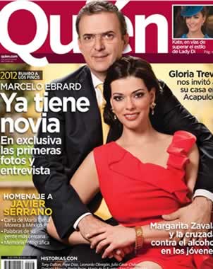 MARCELO EBRARD PRESENTA A SU NUEVA NOVIA