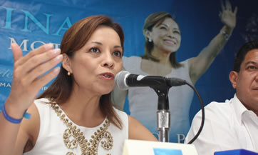 JOSEFINA V�ZQUEZ MOTA REGISTRA PRECANDIDATURA PRESIDENCIAL