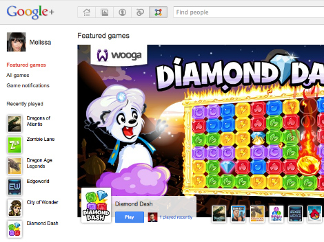 GOOGLE + AGREGA JUEGOS A SU PLATAFORMA