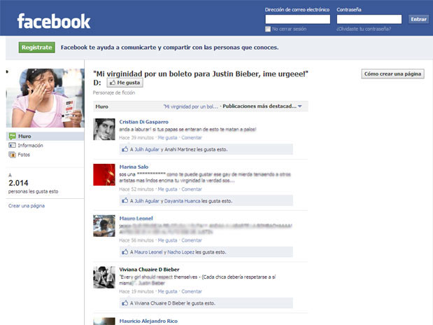 FAN DE JUSTIN BIEBER VENDE SU VIRGINIDAD POR BOLETO