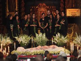 DESPIDEN LOS RESTOS DE RITA GUERRERO