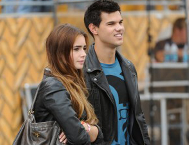 TAYLOR LAUTNER DEJA A LILY COLLINS