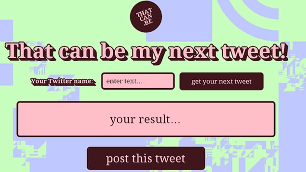 HERRAMIENTA DE TWITTER CREA TUITS SURREALISTAS