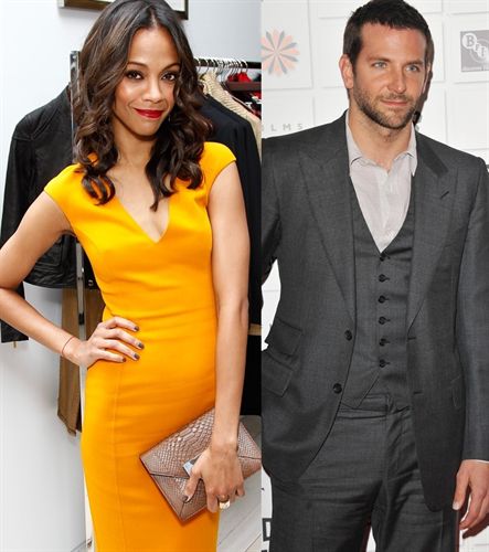 ZOE SALDANA Y BRADLEY COOPER INICIAN ROMANCE