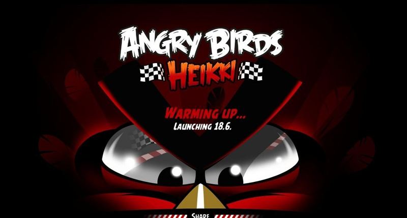 DETALLES DEL NUEVO ANGRY BIRDS HEIKKI F�RMULA 1