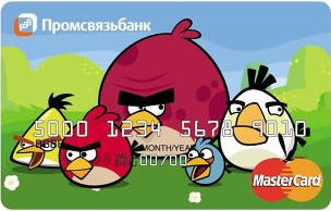 TARJETAS DE CR�DITO 'ANGRY BIRDS' EDICI�N LIMITADA