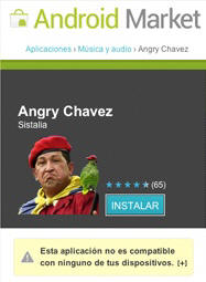 NUEVA APLICACI�N ANDROID 'ANGRY CH�VEZ'