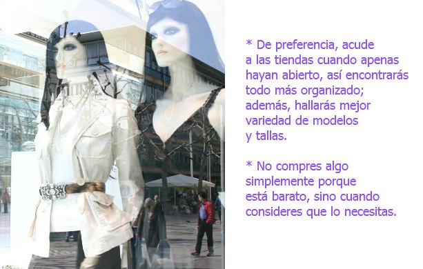 TIPS PARA HACER COMPRAS INTELIGENTES EN �POCA DE REBAJAS