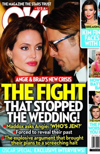 POR QU� ANGELINA JOLIE CANCELA SU BODA CON BRAD PITT