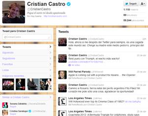 �POR QU� CRISTIAN CASTRO ABANDONO TWITTER?