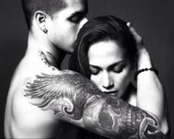 TIERNA FOTO DE JENNIFER L�PEZ Y SU JOVEN NOVIO
