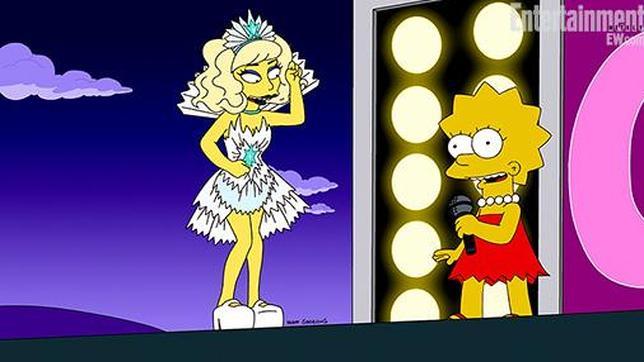 LADY GAGA EN EL CAP�TULO DE 'LOS SIMPSON'