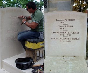 HALLAN EN FRANCIA LA TUMBA DE CARLOS FUENTES