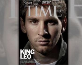 LIONEL MESSI PORTADA DE LA REVISTA TIME