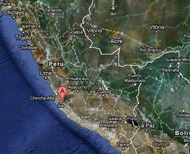 TERREMOTO EN PER� DEJA 145 HERIDOS