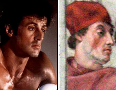 SYLVESTER STALLONE APARECE EN PINTURA RENACENTISTA