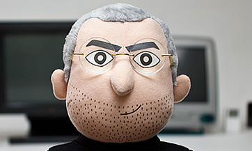 MU�ECO PELUCHE DE STEVE JOBS - FOTOS