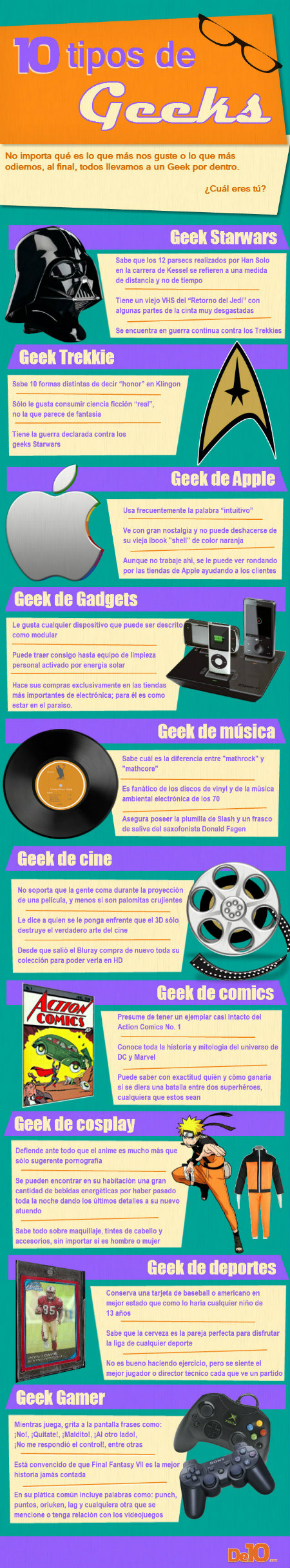LOS DIFERENTES TIPOS DE GEEK �CON CUAL TE IDENTIFICAS?