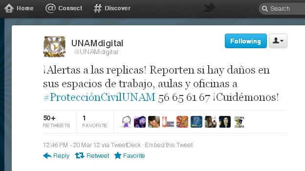 CÓMO PUBLICAR TUITS ÚTILES LUEGO DE UNA EMERGENCIA