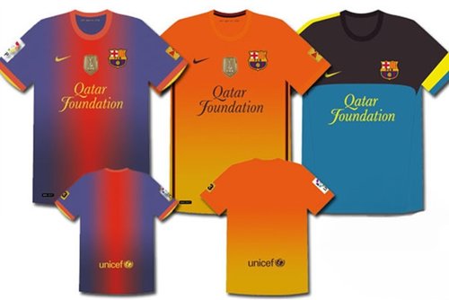 FOTOS DE LAS NUEVAS CAMISETAS DEL BARCELONA