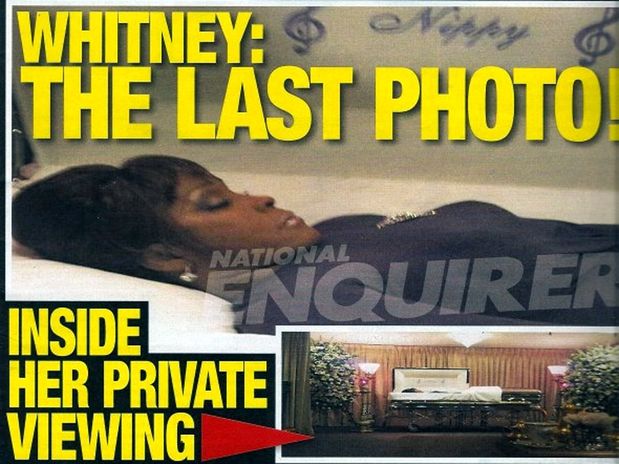 FOTOS DE WHITNEY HOUSTON EN SU ATA�D
