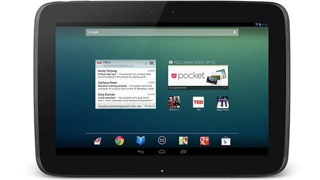 Cómo funciona la tableta Nexus 10 de Google