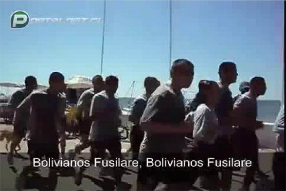 Video terrible: los cantos xenófobos de la Armada chilena